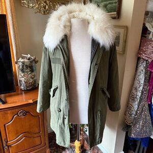 Mr & Mrs Fur Parka - The “Mini” in Coyote Fur!